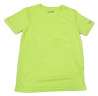 Neonově zelené funkční sportovní tričko St. Bernard