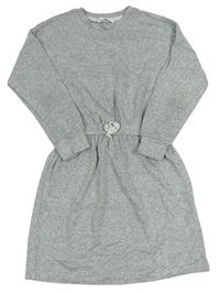 Sivé melírované úpletové šaty M&S