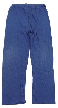 Tmavomodré melírované pyžamové nohavice PRIMARK