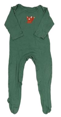 Tmavozelený overal s líškou M&S