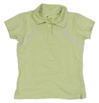 Svetlozelené funkčné polo tričko Nike