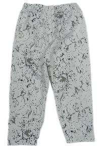 Bielo-sivé skvrnité legíny