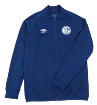 Tmavomodrá funkčná športová prepínaci mikina so znakom UMBRO