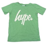 Zelené tričko s logom Hype