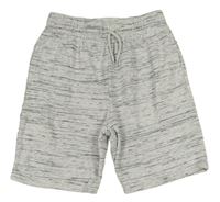 Bielo-sivé melírované teplákové kraťasy zn. Primark