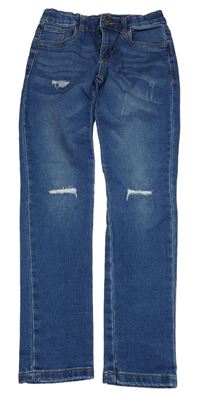 Modré skinny rifle s prošoupáním Denim Co.