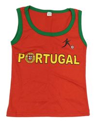 Červené fotbalové tílko - Portugal