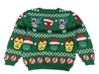 Zelený vzorovaný sveter s Avengers Primark