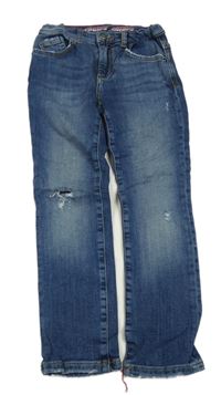 Modré rifle s prošoupáním Zara