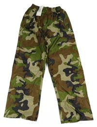 Nové - Army šušťákové nepromokavé nohavice