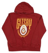 Vínová futbalová mikina s kapucí - Galatasaray Istanbul LC Waikiki