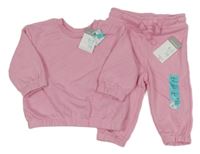 Nové - 2set - Růžová mikina + tepláky Primark