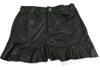 Čierna koženková sukňa H&M