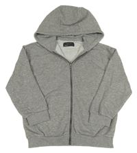 Sivá prepínaci mikina s kapucňou Next