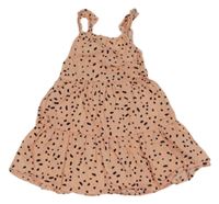 Korálové bodkovaná é ľahké šaty Primark