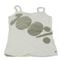 Biely top s číslom