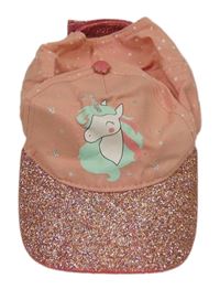 Růžovo-třpytivá kšiltovka s jednorožcem Topolino