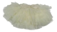 Smotanová tylová sukňa s mašlou Next