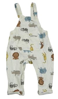 Smetanové laclové tepláky se zvířaty Matalan