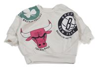 Smetanová oversize basketbalová mikina Primark