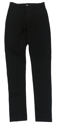 Černé skinny high waist rifle Matalan