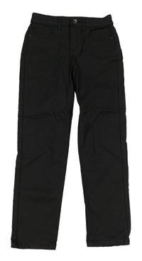 Čierne koženkové skinny nohavice Primark