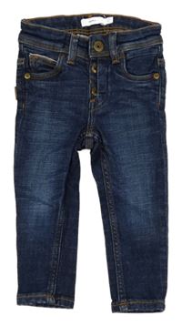 Tmavomodré skinny rifle Name it