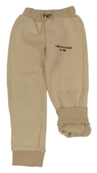 Béžové tepláky s logem - Tommy Hilfiger