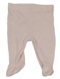 Světlerůžové žebrované polodupky Matalan