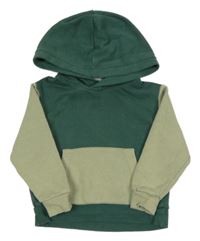 Zelená mikina s kapucňou H&M
