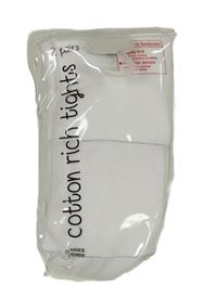 Nové - 2x bílé punčocháče Dunnes