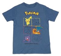 Modré tričko s Pikachu Primark
