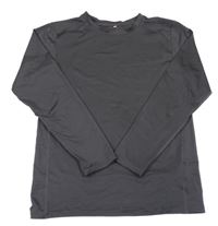Tmavošedé sportovní triko H&M