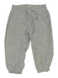 Šedé melírované tepláky H&M