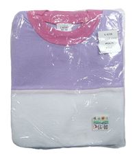 Lila-bielo-fialové tričko