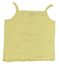 Žlutý crop top George
