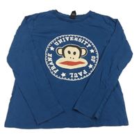 Tmavomodré tričko s opicí - Paul Frank C&A