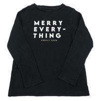 Čierne tričko s nápisom George