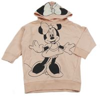 Světlerůžová mikina s Minne a kapucí Disney