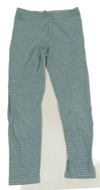 Šedo-modré pruhované legíny John Lewis