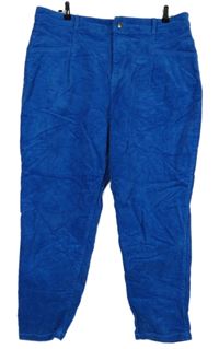 Dámské safírové manšestrové kalhoty C&A