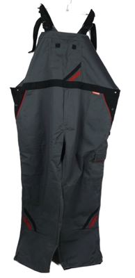 Pánské šedo-černé pracovní lacláče Planam 