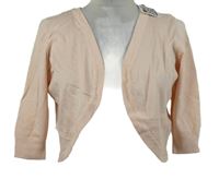 Nové - Dámské světlerůžové svetrové bolerko Debenhams 