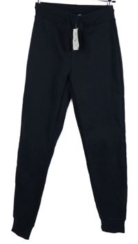 Nové - Dámske tmavomodré cuff tepláky Primark