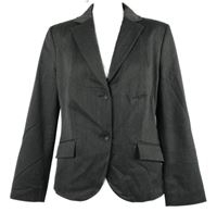 Dámské tmavošedé proužkované sako S. Oliver 