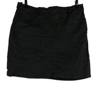 Dámska čierna potiahnuté á sukňa Studio