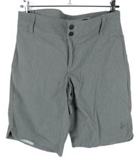 Dámské šedé šusťákové outdoorové kraťasy Craft 