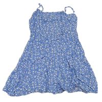 Modré kvetinové šaty Primark