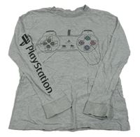 Svetlosivé tričko s ovladačem