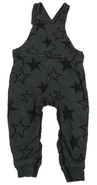 Šedé laclové tepláky s hvězdami F&F